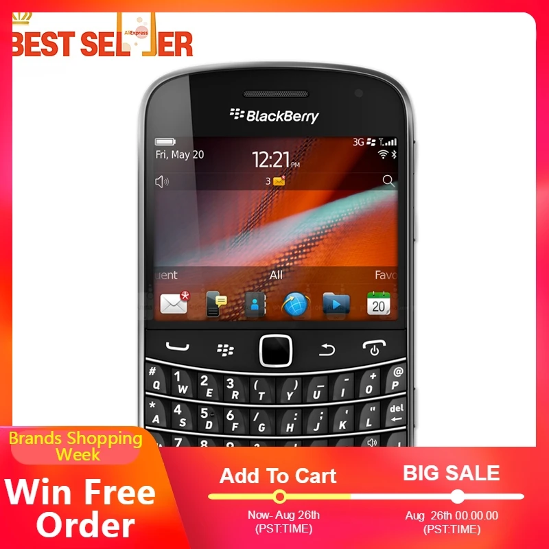 Unlocked BlackBerry 9930 Bold Touch 3G Wifi GPS Phone 5MP Camera 768MB ROM 8GB RAM Free Shipping Cheap | Мобильные телефоны и