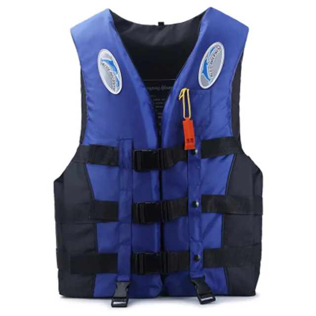 SN9F Polyester Adult Kid Life Jacket Universal Swimming Boating Ski Vest