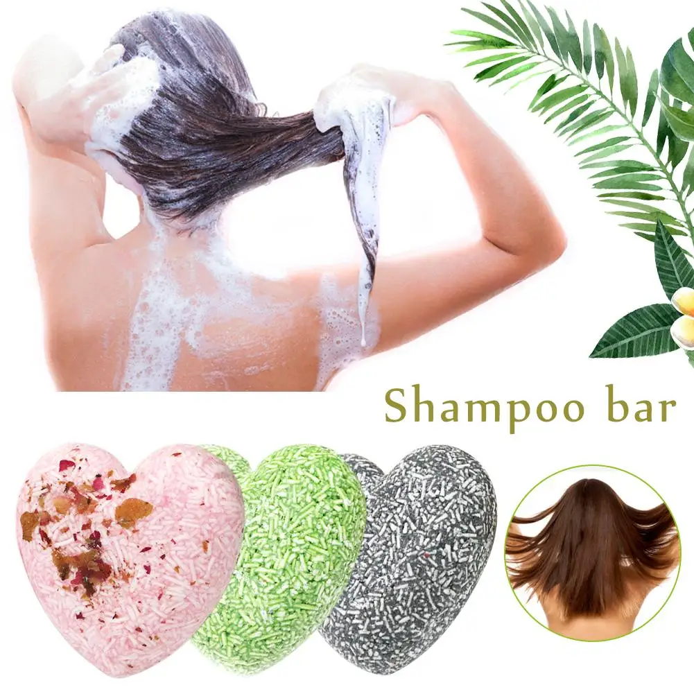 

3Pcs Eco-Friendly Solid Shampoo Bar Natural Oil-control Suitable For Oily Scalp Hair Fragile Hair Silicone-free Hair Soap