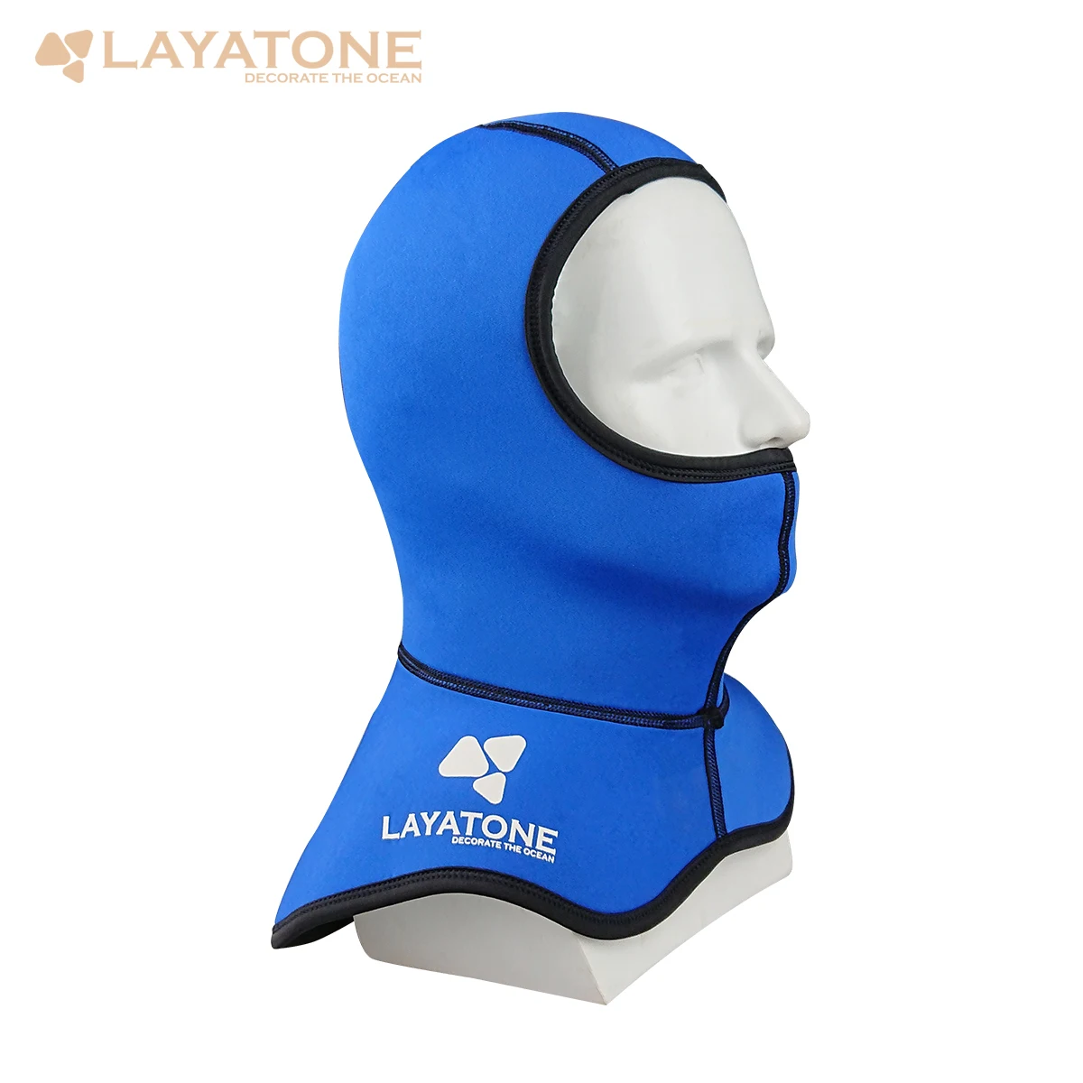 LayaTone 3 мм неопреновый капюшон для дайвинга Мужской гидрокостюм с капюшоном с плечом шляпа для подводного плавания Дайвинг Подводная охота двусторонний капюшон шляпа