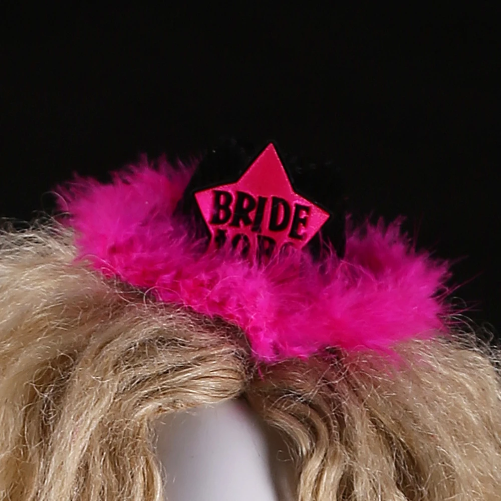 

Bride to be black fedora hat on Hair clip 50% off for 3pcs featured design for wedding bridesmaid hen bachelorette party