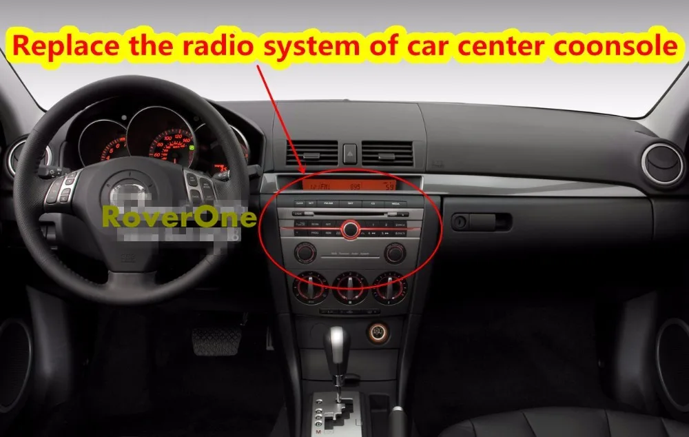 Cheap RoverOne Car Media DVD Player For Mazda 3 2003 - 2009 Android 9.0 Octa Core Autoradio GPS Navigation Radio Stereo PhoneLink 4