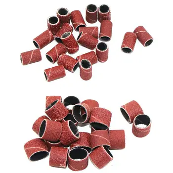 

104 Pcs Sanding Bands Drum Grit Sandpaper Mandrel for Sand Shape Groove Woods Fiberglass Rotary Grinding Tool Parts