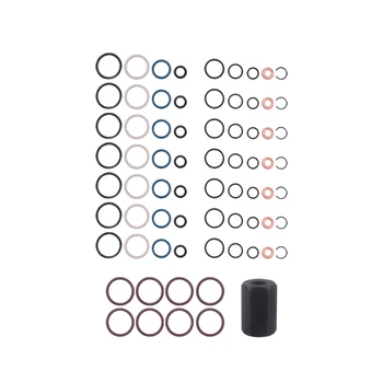 

Powerstroke Oil Rail Leak Repair Kit Removal Tool for Ford 6.0L Car Removal Tools & O-rings &Injector Seal Kits Replacement