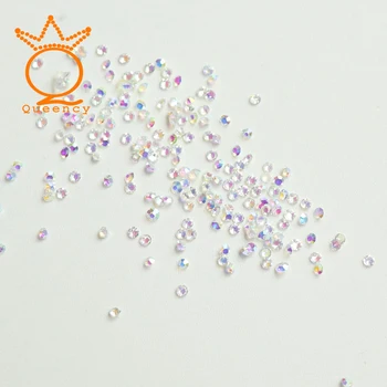 

Crystal Pixie Rhinesto Nails Stone Caviar nail Crystals Zircon Micro Rhinestone With AB Colors 1.5mm Nail Art Rhinestone