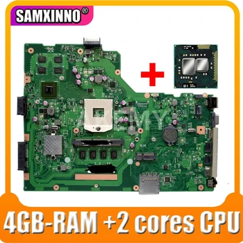 

Akemy Laptop motherboard for ASUS X75VC X75VB X75VD X75VD1 X75V mainboard 4GB-RAM GT930M/2GB Free CPU 2 cores 2.0 GHZ