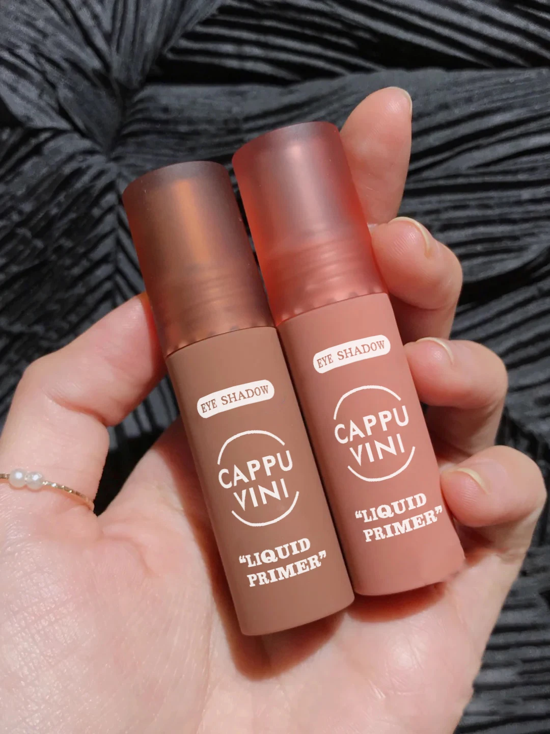 Eye Shadow Cappuvini matte eyeshadow cream smooth nude eye makeup long lasting waterproof orange Apricot nude liquid eyeshdaow AC389