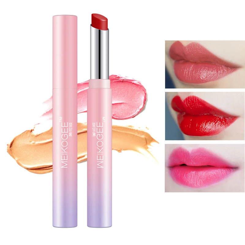 

9 Colors Moisturizer Lipstick Red Pink Lip Gloss Waterproof Makeup Matte Stick Nude Lip Tint Korean Cosmetics Maquiagem Batom