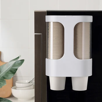 

Paper Cup Dispenser Water Dispenser Cup Holder Automatic Disposable Water Cup Storage Rack Container Type Dispenser Shelf