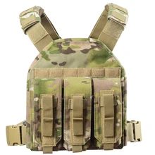 YAKEDA 1000D нейлоновый Съемный военный жилет легкий тактический охотничий жилет для наружного страйкбола пейнтбола Wargame