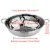 Stainless Steel Pot Hotpot Induction Cooker Gas Stove Compatible Pot Home Kitchen Cookware Soup Cooking Pot Twin Divided 3