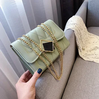 

Women's Messenger Bag 2020 New Style Shoulder Bag Summer Fashion Rhombus Chain Bag Creative Lady's Bags