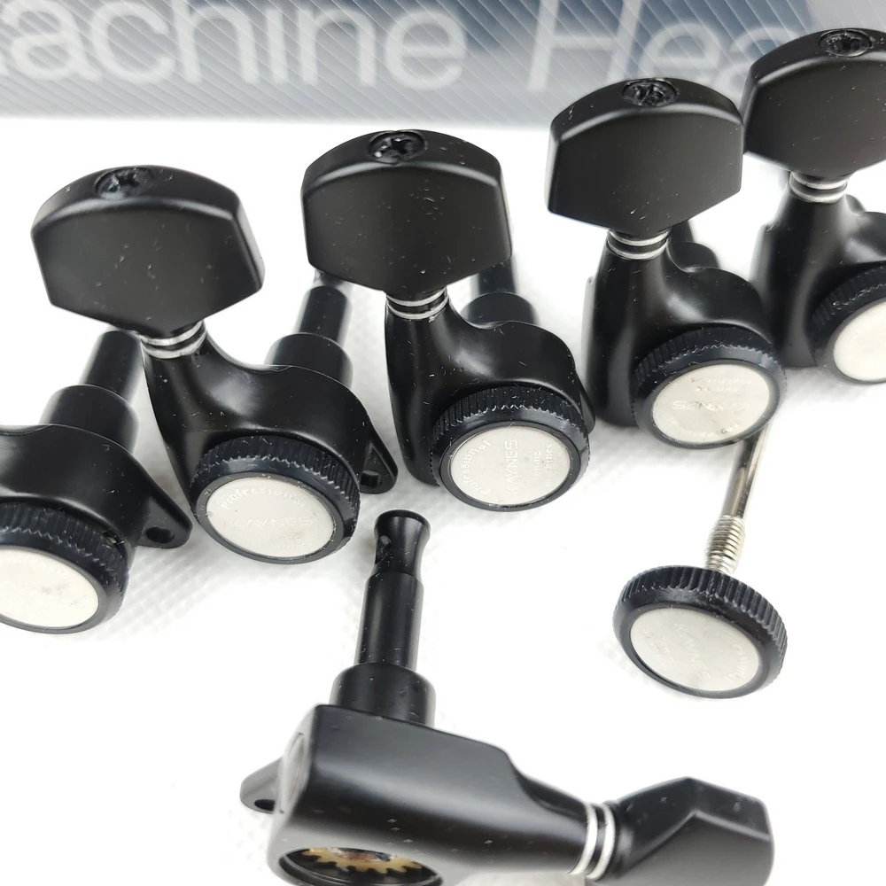 US $18.00 1 Set Guitar Locking Tuners Electric Guitar Machine Heads Tuners Lock String Tuning Pegs Black Made in Korea