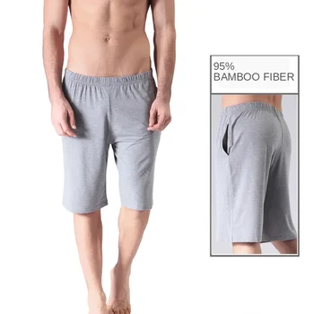 

95% Bamboo Fiber Viscose Underwear Men Solid Color Soft Mens Pajama Pants Pijama Hombre Bottoms Plus Size Lounge Wear For Sleep