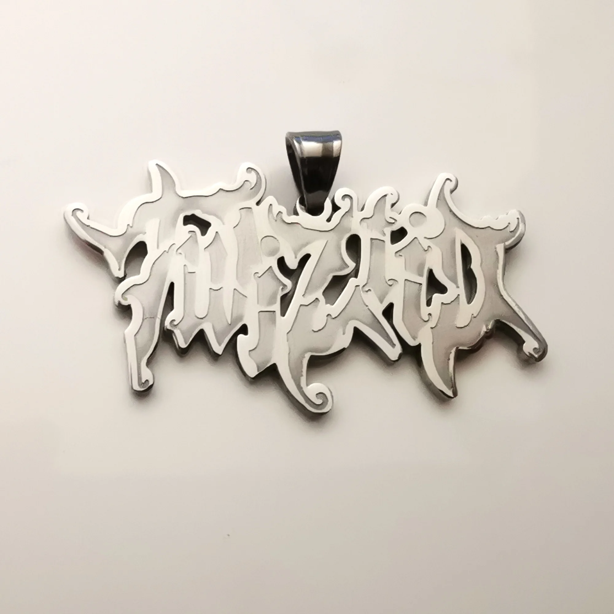 Mens Male Twiztid ICP charms Stainless steel Pendant necklace 4mm 24 inch rolo chain 2