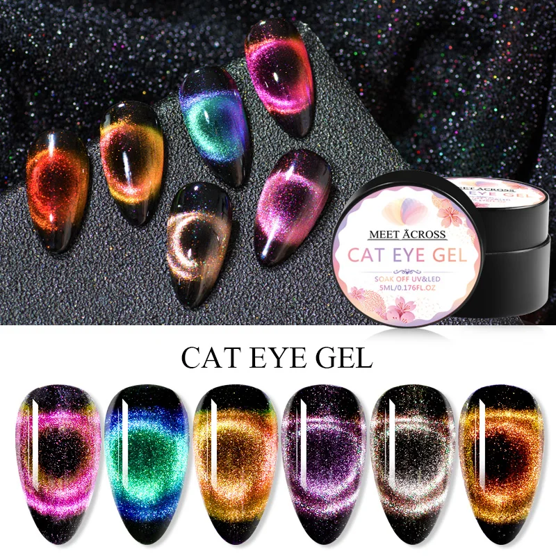 Встретить через 9D Galaxy Cat Eyes гель лак для ногтей нужен магнит Хамелеон для использования с магнитом УФ-лак для ногтей блестящие, дизайн ногтей гель