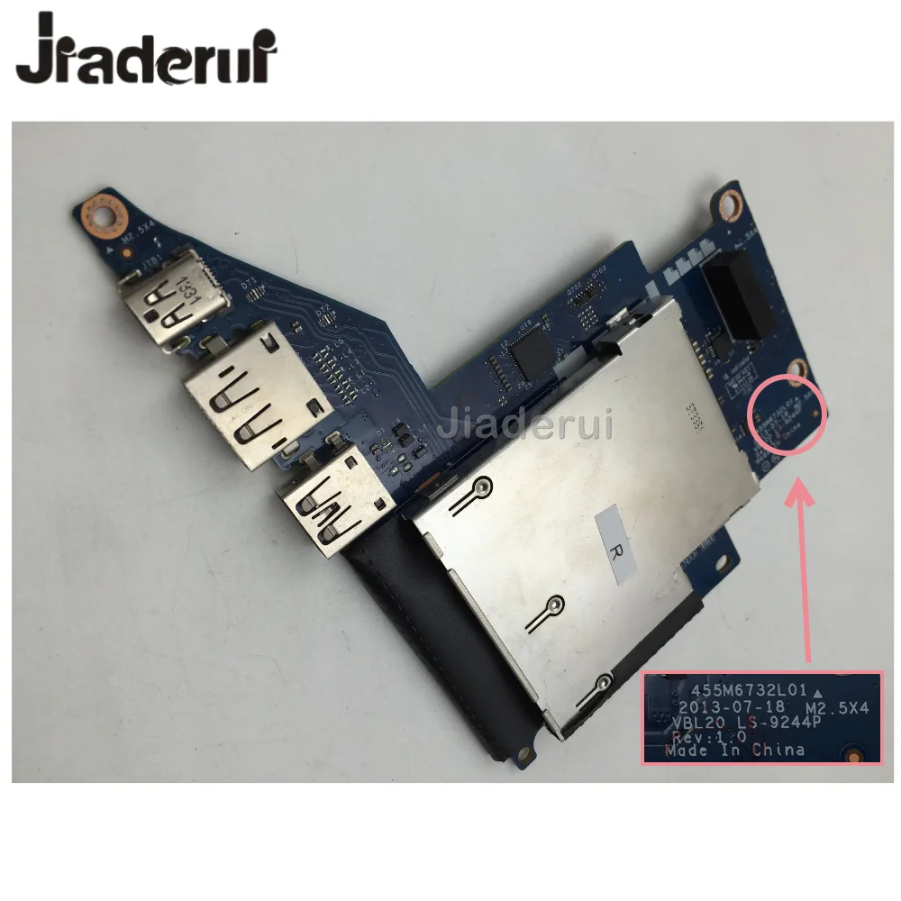 Genuino Per Hp Zbook 15 G1 G2 Scheda Audio Usb Vbl20 Ls-9244P 100% Test Ok