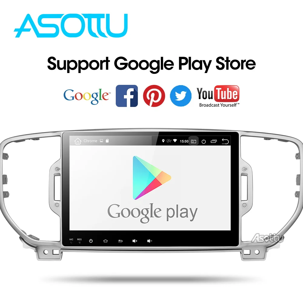 Asottu KI605 dsp IPS android 9 0 PX30 Автомобильный dvd плеер для KIA sportage 4 QL 2016 2017 2018 gps навигация 1 din