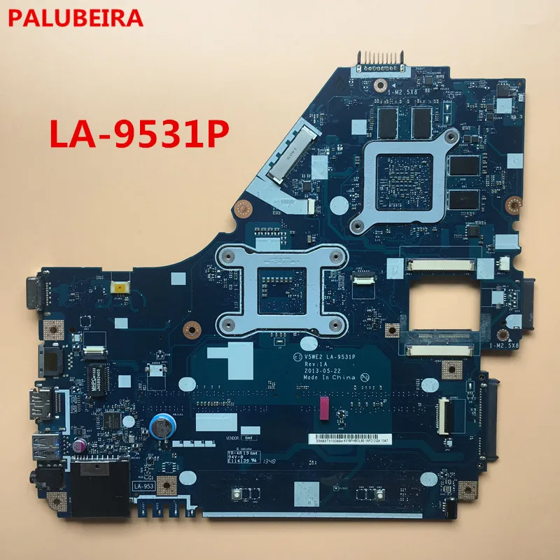 PALUBEIRA V5WE2 LA-9531P для acer aspire E1-572 E1-532 Материнская плата ноутбука DDR3L полностью протестировано работы
