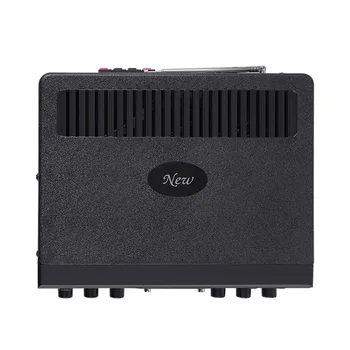 

Kinter 018 HiFi Amplifier 30W Stereo Sound Audio with Mic for Bluetooth/USB/SD Input FM Radio DC 12V Remote Control for Home Car
