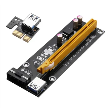 

Mining Machine PCI-E Express 1X To 16X Extender Riser Card Adapter 60cm USB3.0 Cable for Bitcoin BTC NC99