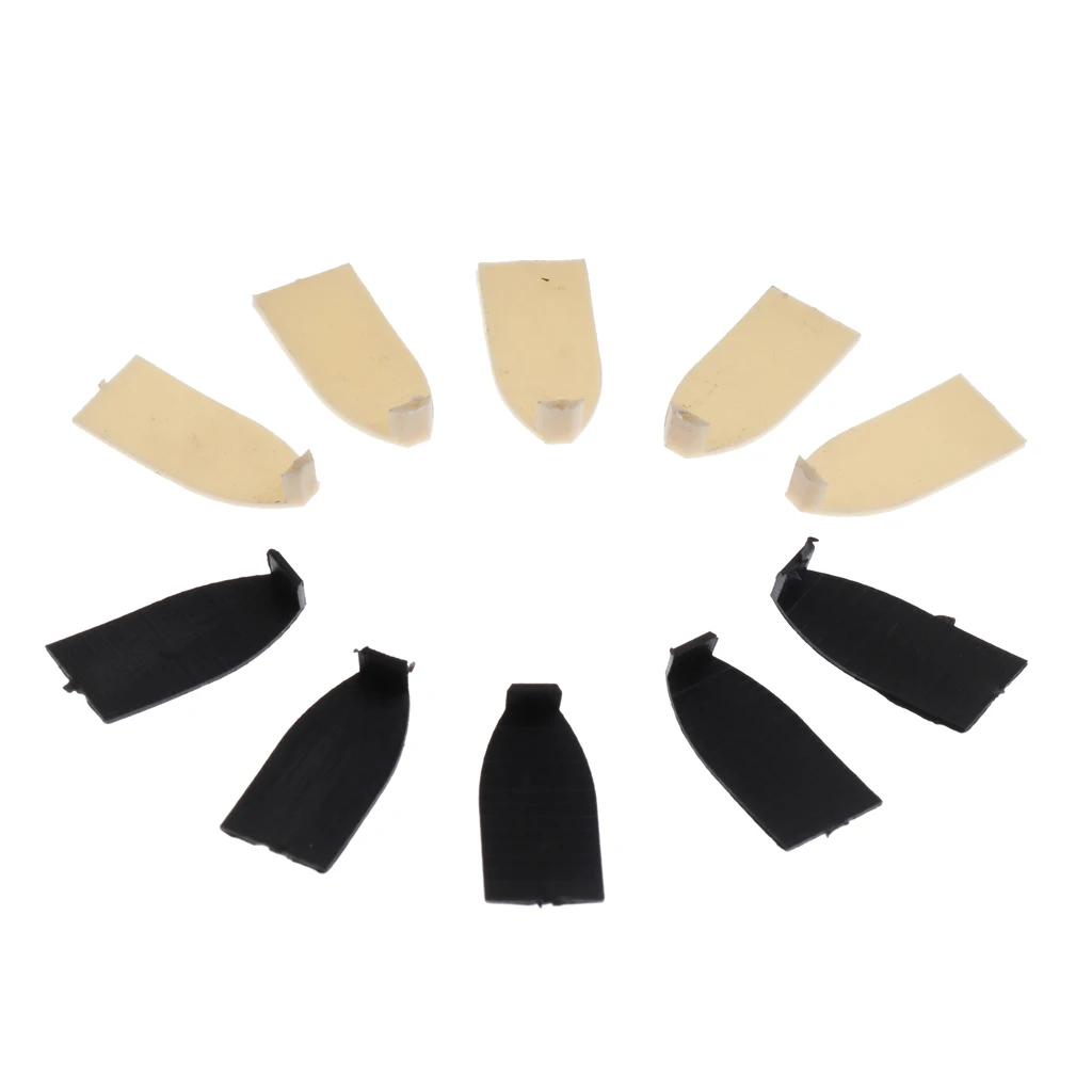 

10 Pcs Violin Fittings Violin Bow Pad Horsetail Protector Replacement Parts