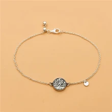 Cefuny 925 пробы Серебряный сверкающий Семейный Браслет со слайдером Регулируемый 20 см стиль Женская коллекция ювелирных изделий