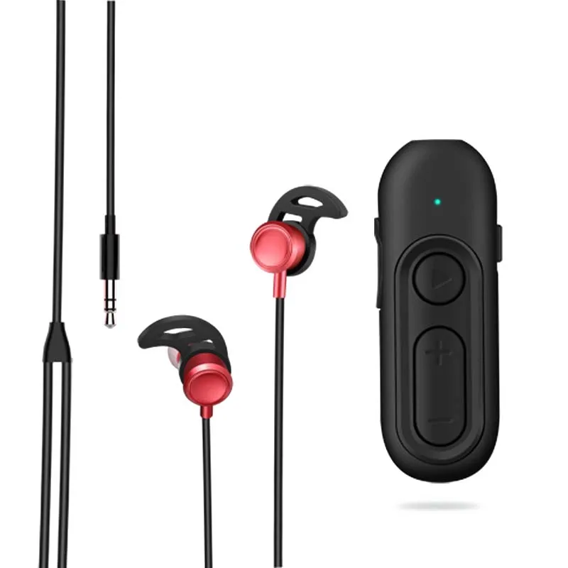 Нагрудный зажим Bluetooth приемник с гарнитурой спортивный Стерео Водонепроницаемый Многофункциональный портативный ресивер AS99