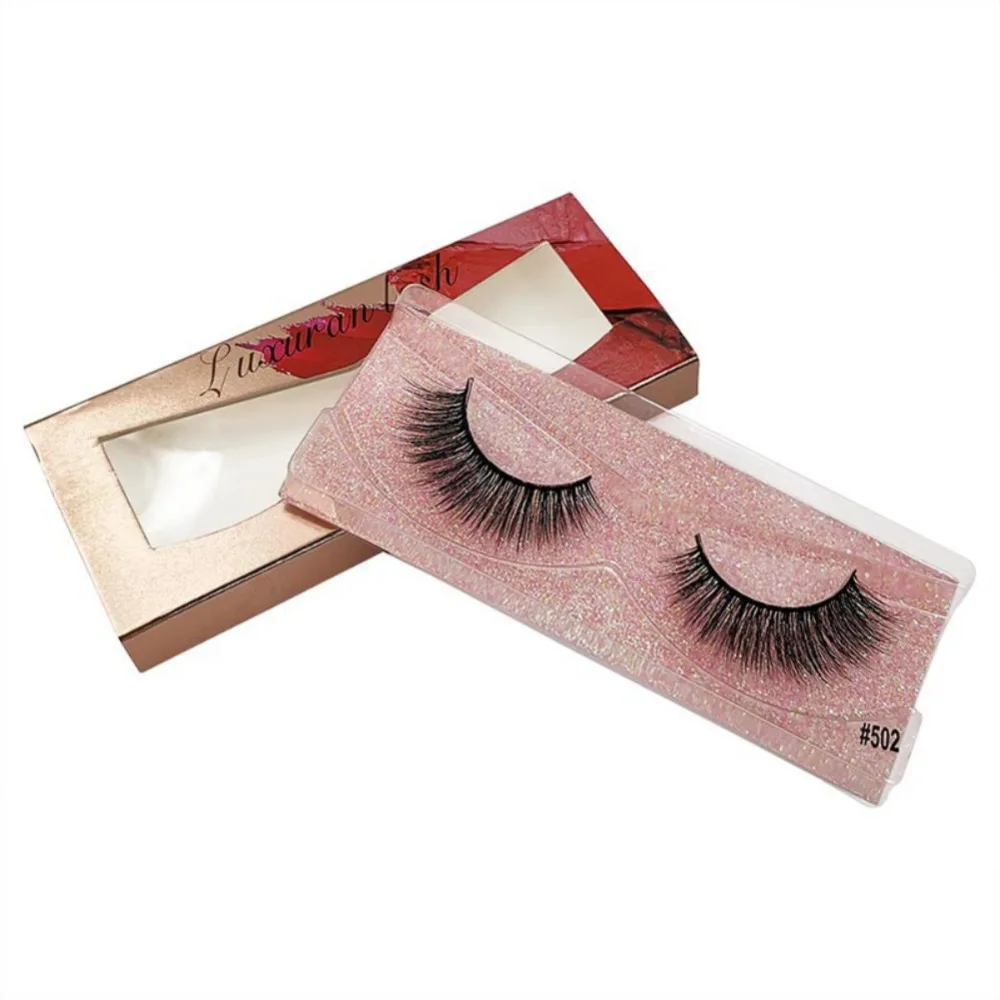 Eyelashes 3D Mink Lashes Handmade Full Strip Lashes Cruelty Free Luxury Mink Eyelashes Makeup Lash maquiagem faux cils