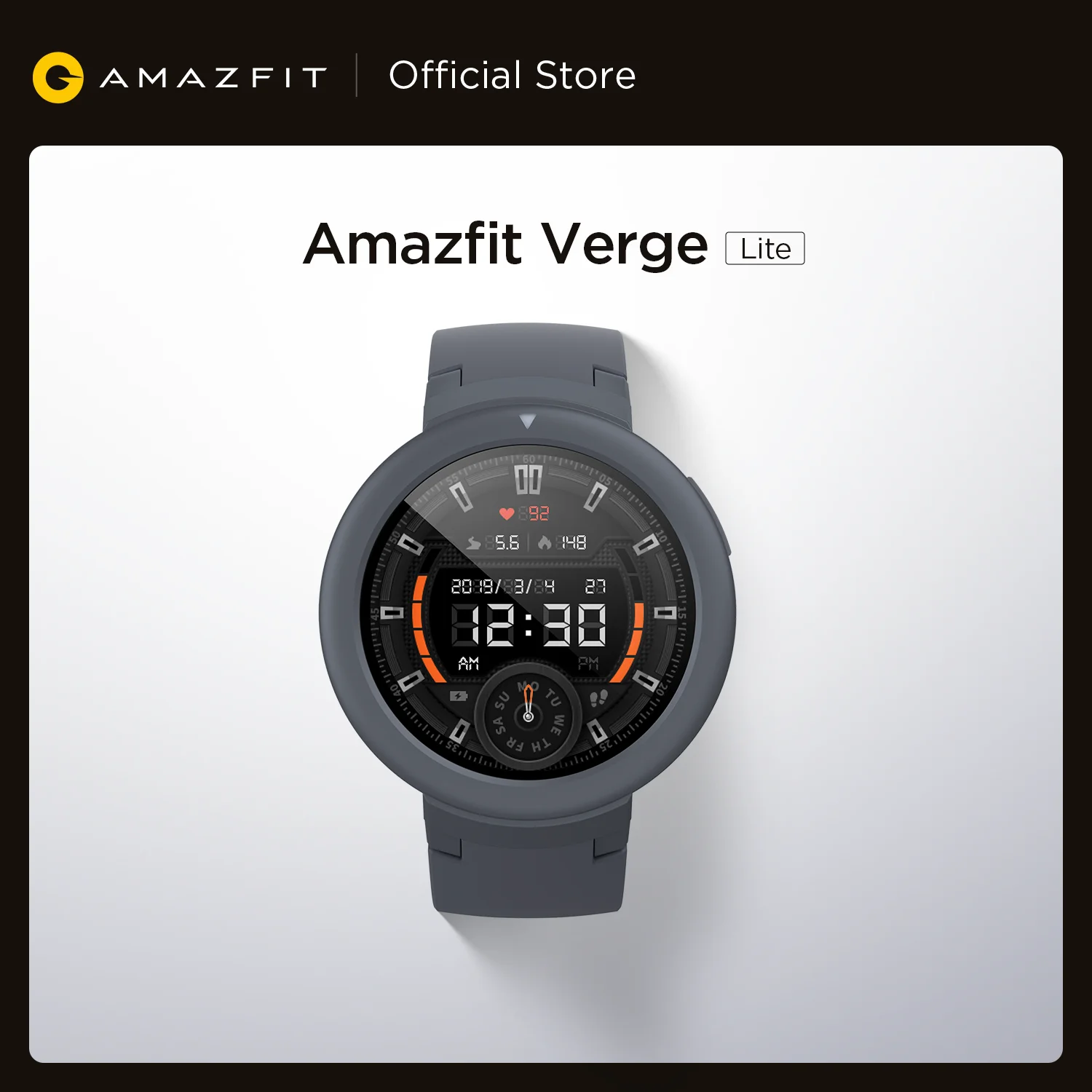Глобальная версия Amazfit Verge Lite Smartwatch умные часы с шагомером AMOLED GPS ГЛОНАСС для