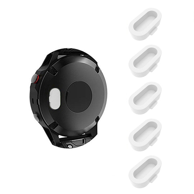 Plug Cover Cap For Garmin Venu Vivoactive 4 4S 945 245M Silicone Dustproof Plug Case For Fenix 5 5S 5X Plus 6 6S 6X Pro