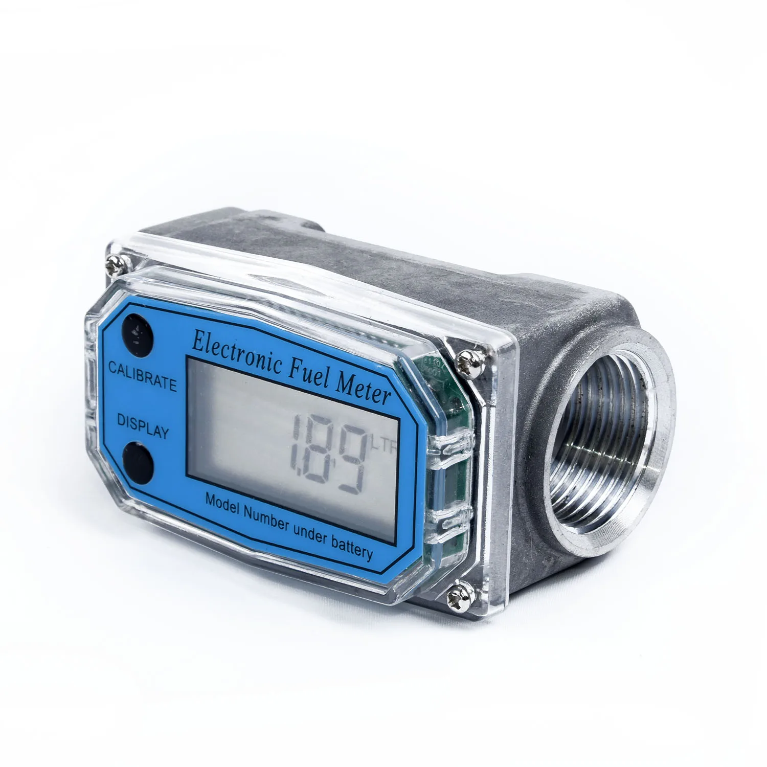 

BSPT/NPT 1'' 150L/Min LCD Digital Flow Meter For Measuring Gasoline Kerosene Turbine Diesel Fuel Flow Meters Flow Meters