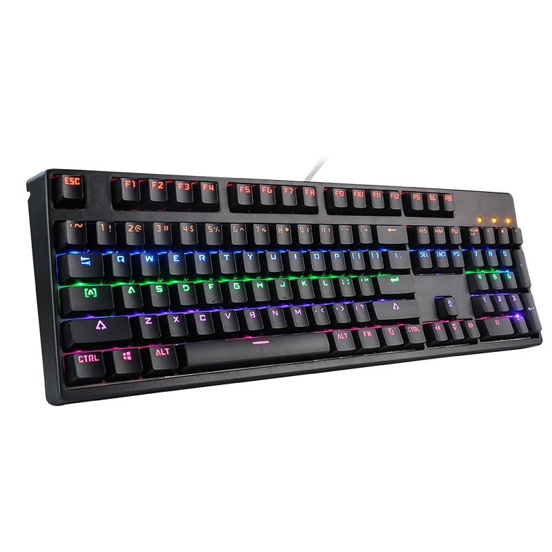 Игровая механическая клавиатура с подсветкой и подсветкой, Rgb Gamer для компьютера, ПК, ноутбука, Led, клавиша s, клавишная крышка, доска Keybord