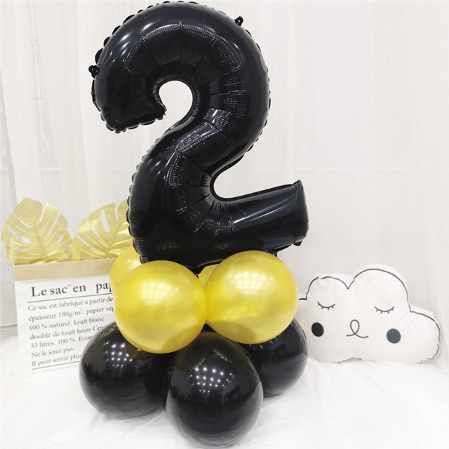 Number Balloon Happy Birthday Decoration Digital Balloons Wedding Foil Balloons Christmas Gift Decoration Balloons Party