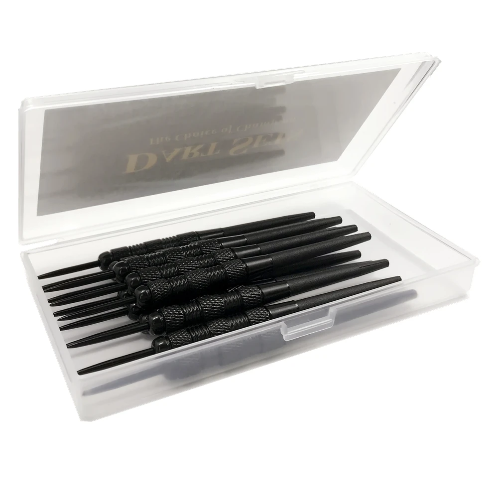 GOODARTS 12pcs Professional Steel Tip Darts Flight With Black Shaft Needle Tip Darts Sports High Quality