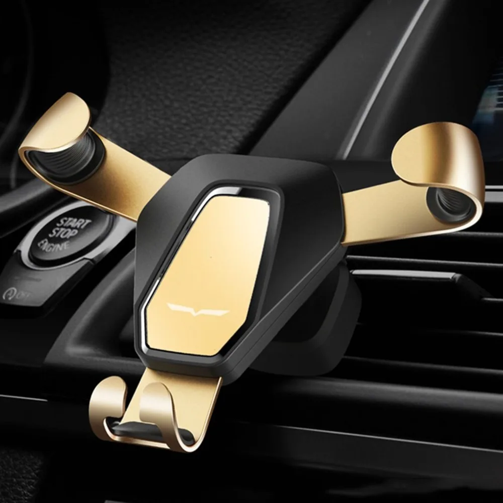 Универсальный автомобильный держатель из алюминиевого сплава Gravity Drive Air Vent Mount чехол для телефона держатель Подставка для смартфонов