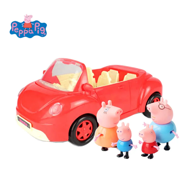 Peppa Pig Вилла Дом Музыкальный светильник игровая площадка автомобиль класс самолет фигурка игрушки для детей день рождения Рождественский подарок - Цвет: no box