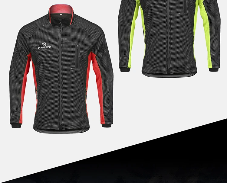 Queshark men velo térmico inverno à prova