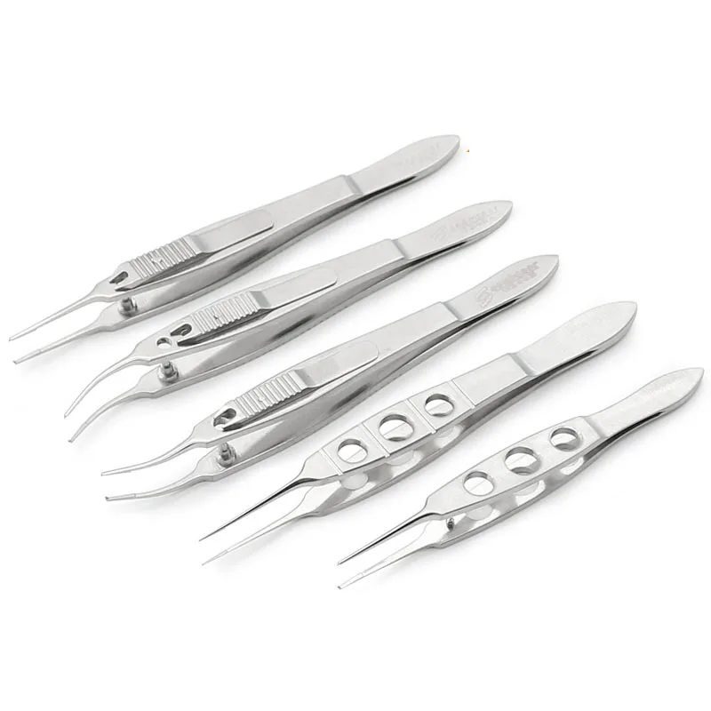 US $396.00 24pcsSet Ophthalmic Microscopy Device Squint Kit Needle Clipper Forceps Trabecular Shear Squint Hook Strabismus Correction