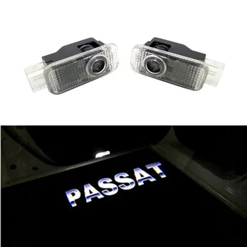 

2pcs Car Door LED Logo Light for Volkswagen Passat b5 b5.5 Phaeton 2005-2012 Touareg Laser Projector Ghost Shadow Welcome Lamp