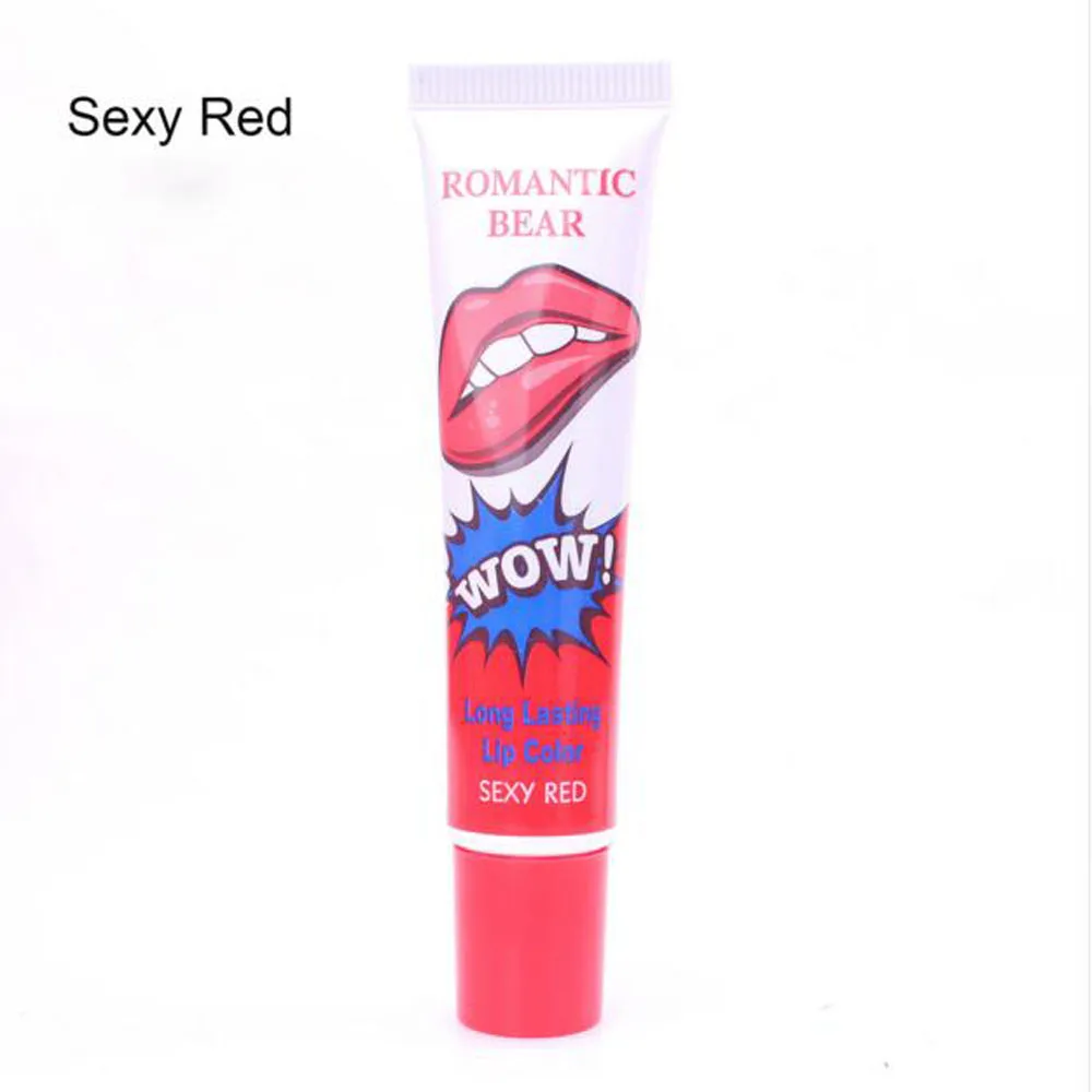 Sexy red Бренд, легко отклеивается, стойкий блеск для губ, маска, водонепроницаемый макияж, тату, матовый оттенок, блеск для губ, помада, бальзам для женщин, косметика - Цвет: Sexy red