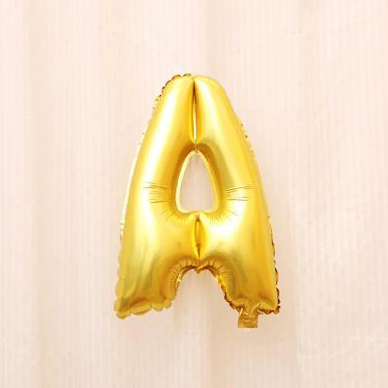 

Aluminum Film Balloon 40-Inch Golden Letter Balloon Launch shi jing Balloon English A- Z Lettered Aluminum Film Foil Balloon