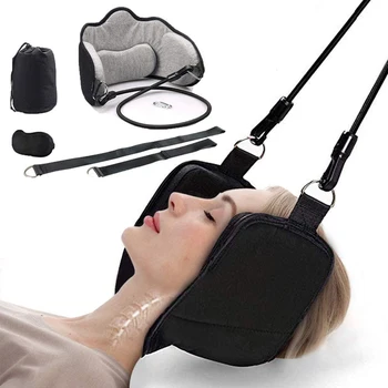 

Thicken Neck Stretcher Traction Belt Posture Corrector Support Stretching Device Cervical Neck Relief Hammock for Neck Pain