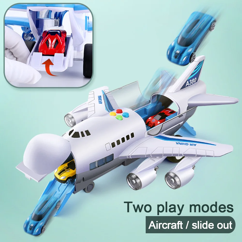 2 стиля музыкальная история симулятор трека инерции детская игрушка самолет большой размер пассажирский самолет детская Авиалайнер Игрушка пожарная спасательная игрушка для мальчика