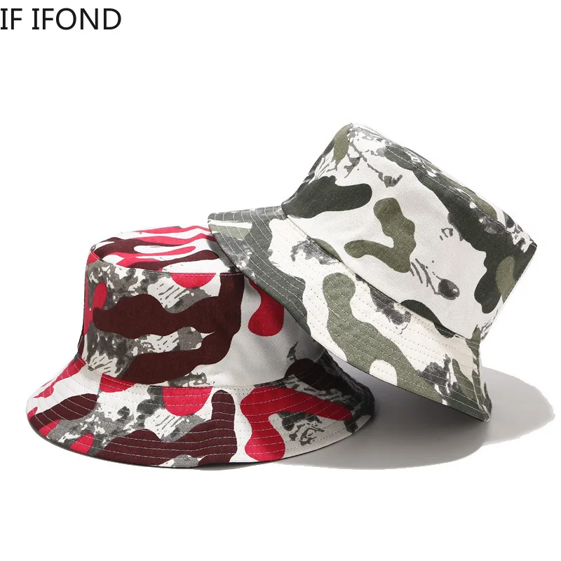 reversible camo bucket hat