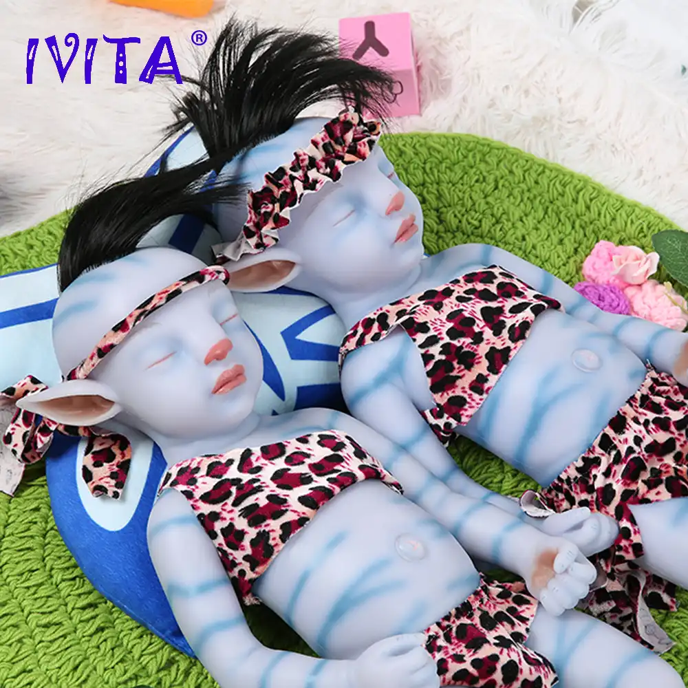 Ivita Wg1806rh 51cm 2900g Volledige Siliconen Reborn Baby Poppen Levensechte Zachte Pasgeboren Baby Ogen Gesloten Slapen Film Speelgoed Voor Kinderen Aliexpress