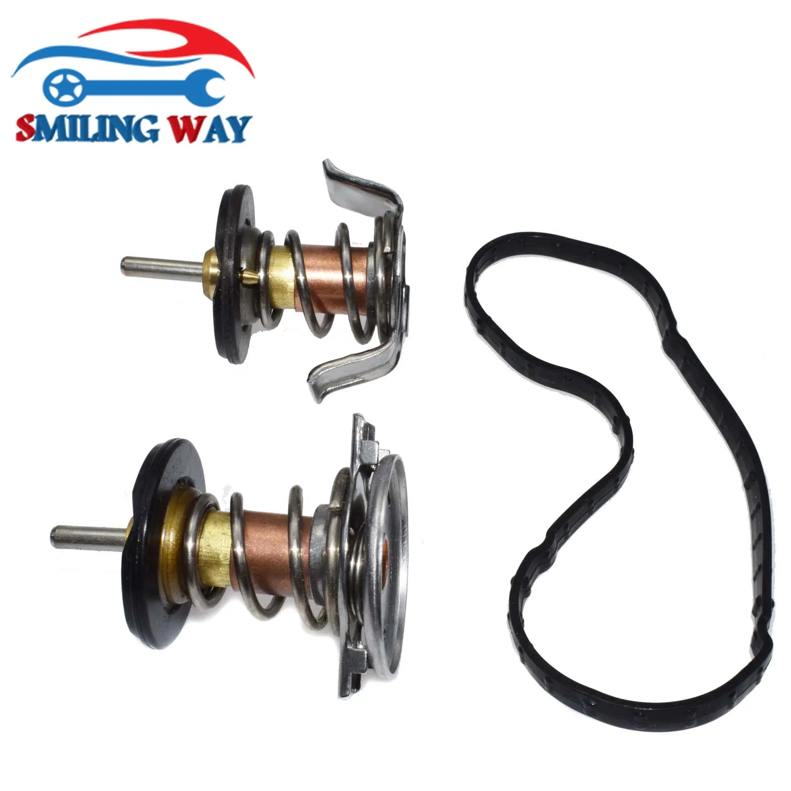 Engine Thermostat For 6.4L Powerstroke Diesel Trucks Ford F-250 F-350 F450 F-550 Super Duty 2008 2009 2010 OE# 8C3Z8575D RT1212