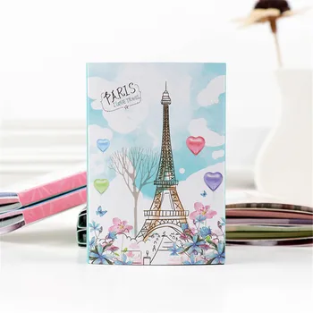 

Paris Eiffel Tower 6 Folding Memo Pad N Times Stickers Kawaii Stationery Sticky Notes DIY Scrapbooking Sticker Office Supplies