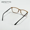 ZENOTTIC Anti lumière bleue lunettes de lecture cadre hommes affaires carré ordinateur jeu lunettes rétro presbyte lunettes Diopters ► Photo 2/6