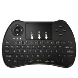 H9 мини беспроводные клавиатуры тачпад Air mouse Клавиатура с подсветкой комбо для Android tv Box